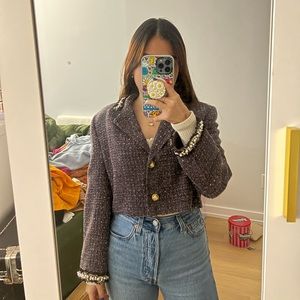 Redesigned Vintage Cropped Blazer